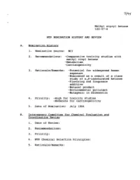 Nomination Background: Methyl Trans