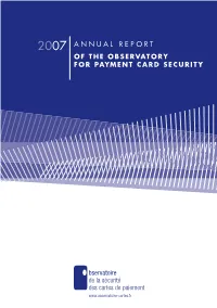 Observatory for Payment Card Security
