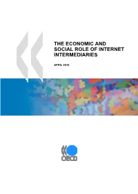 OECD‘S Directorate for Science Technology and Industry