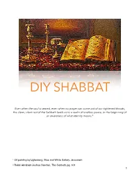 Pdf DIY Shabbat
