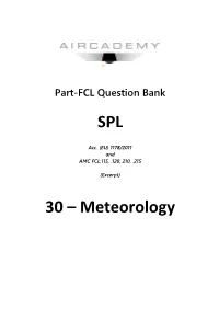 SPL 30 – Meteorology
