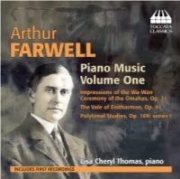 Toccata Classics TOCC 0126 Notes