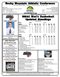 2005-2006 RMAC Men's Basketball First Team All-East Divison RMAC Player of the Year Tyrone Shephard, Ft