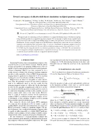 (2019) Toward Convergence of Effective-Field-Theory Simulations On
