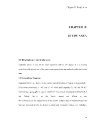 Chapter II: Study Area