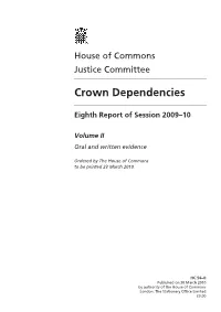 Crown Dependencies
