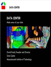 Edit Master Title Style DATA CENTER