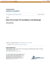 The Tune-Making of John Macdougall