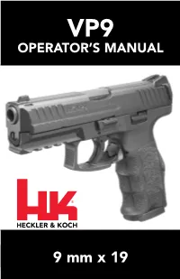 VP9 Operator's Manual