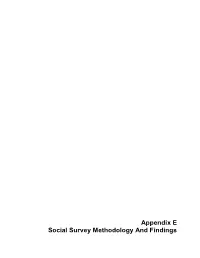 Appendix E Social Survey Methodology and Findings Projek Mass Rapid Transit Laluan 2: Sg Buloh – Serdang – Putrajaya Detailed Environmental Impact Assessment