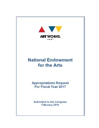 Fiscal Year 2017 Appropriations Request