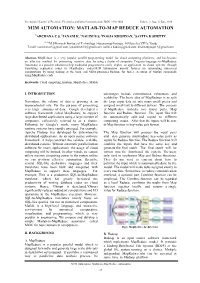 Matlab-To-Map Reduce Automation