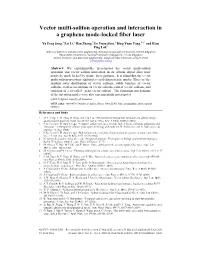 Vector Multi-Soliton Operation and Interaction in a Graphene Mode-Locked Fiber Laser