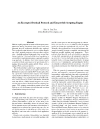 An Encrypted Payload Protocol and Target-Side Scripting Engine