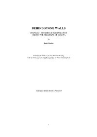 Behind Stone Walls