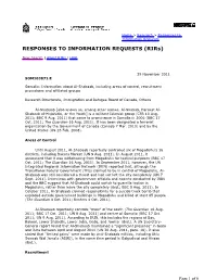 Information About Al-Shabaab, Including Areas of Control, Recruitment Procedures and Affiliated Groups