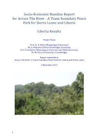 ARTP Soc-Econ Survey Report- Liberia