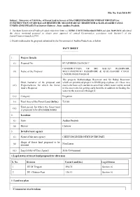 Component Wise Breakup File No. 8-63/2018-FC FACT SHEET 1
