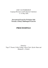 Towards a Global, Multilingual Framenet