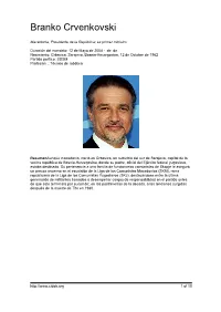 Branko Crvenkovski