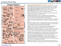 Broadway Theater Map