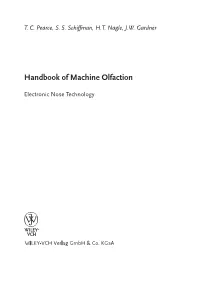 Handbook of Machine Olfaction