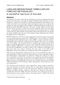 LONG and MEDIUM RANGE TARBELA INFLOW FORECAST METHODOLOGY Mr