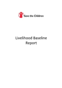 SCI Pak Livelihood Baseline Report
