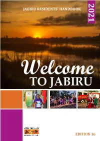 Welcome to Jabiru Handbook