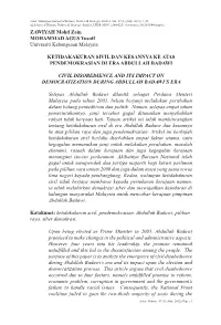 ZAWIYAH Mohd Zain MOHAMMAD AGUS Yusoff Universiti Kebangsaan Malaysia