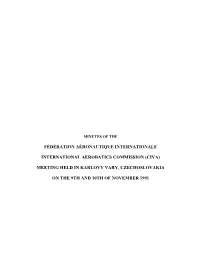 CIVA Plenary Minutes