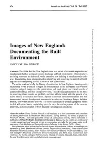 Images of New England: Documenting the Built Environment