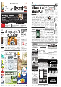 Millionaire Mlas Figure in BPL List