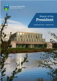 UCD Report of the President 2017 – 2018