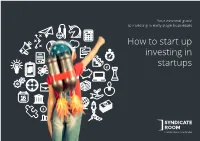 How to Start up Investing in Startups