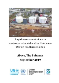 The Response on Abaco Islands