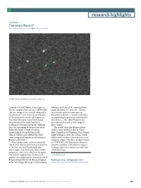 Cometary Bennu? Mon