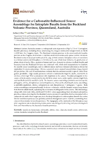 Evidence for a Carbonatite-Influenced Source Assemblage for Intraplate