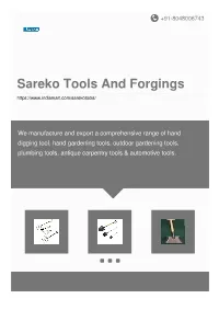 Sareko Tools and Forgings