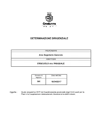 Determinazione Dirigenziale