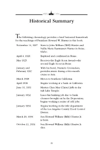 Historical Summary