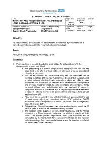 Standard Operating Procedure Initiation And