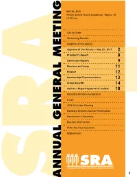 2017 SRA Annual Report