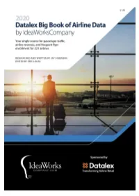 2020 Datalex Big Book of Airline Data Page 0