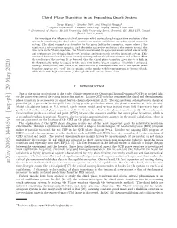 Arxiv:2005.14465V1 [Hep-Ph] 29 May 2020 the Evolution of the ﬁreball Tends to Drive the System out of Local Equilibrium