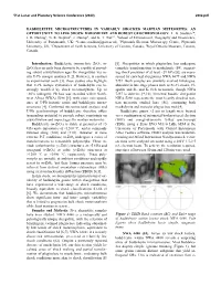 Baddeleyite Microstructures in Variably Shocked Martian Meteorites: an Opportunity to Link Shock Barometry and Robust Geochronology