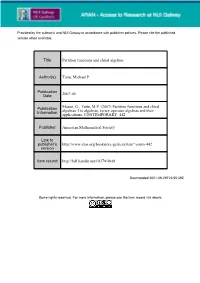 Chiral Algebras and Partition Functions