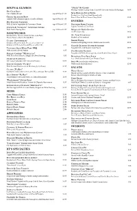 Sample Lunch Menu