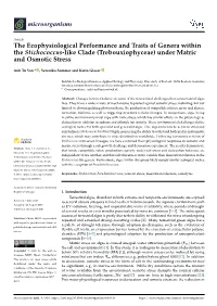 (Trebouxiophyceae) Under Matric and Osmotic Stress