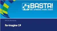 BASTA 2013 C# Workshop